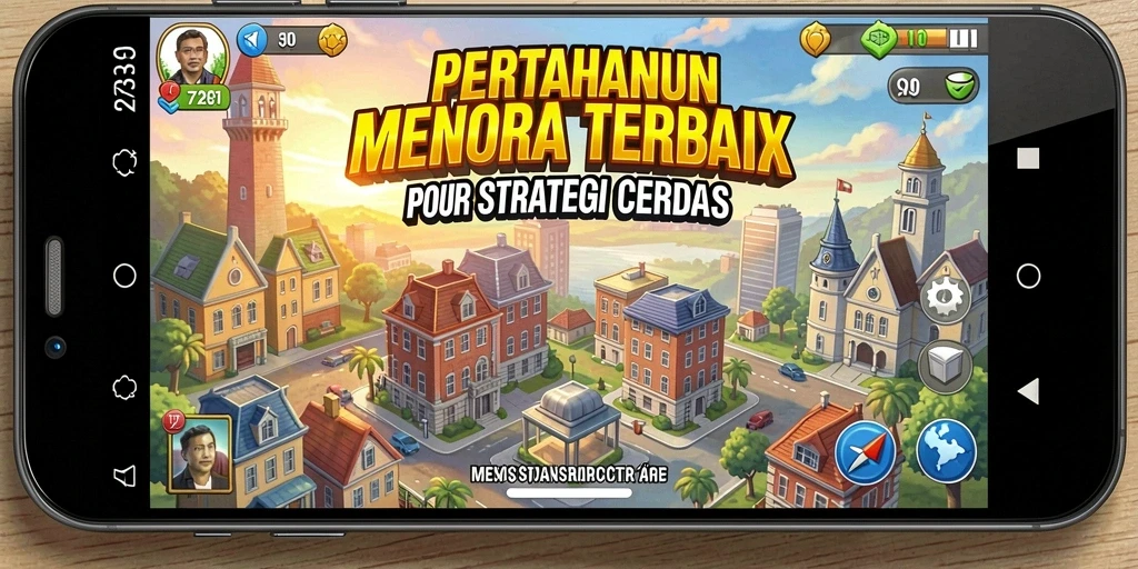 Screenshot menampilkan pertempuran menara yang intens di 2739.