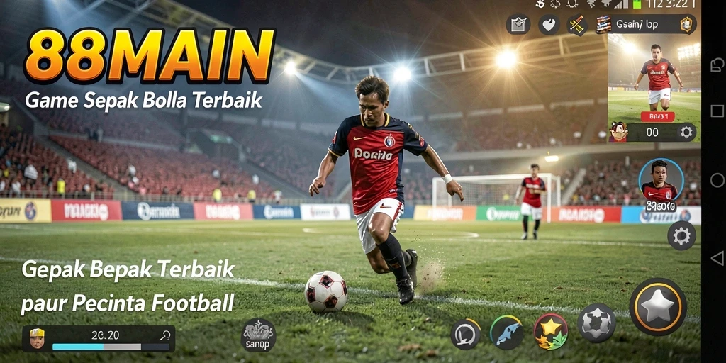 Tampilan gameplay 88MAIN yang mendebarkan dan realistis.