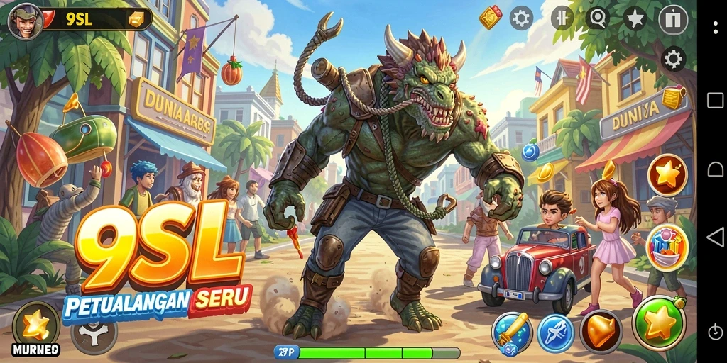 Gameplay seru penuh warna dalam 9SL yang menghibur.
