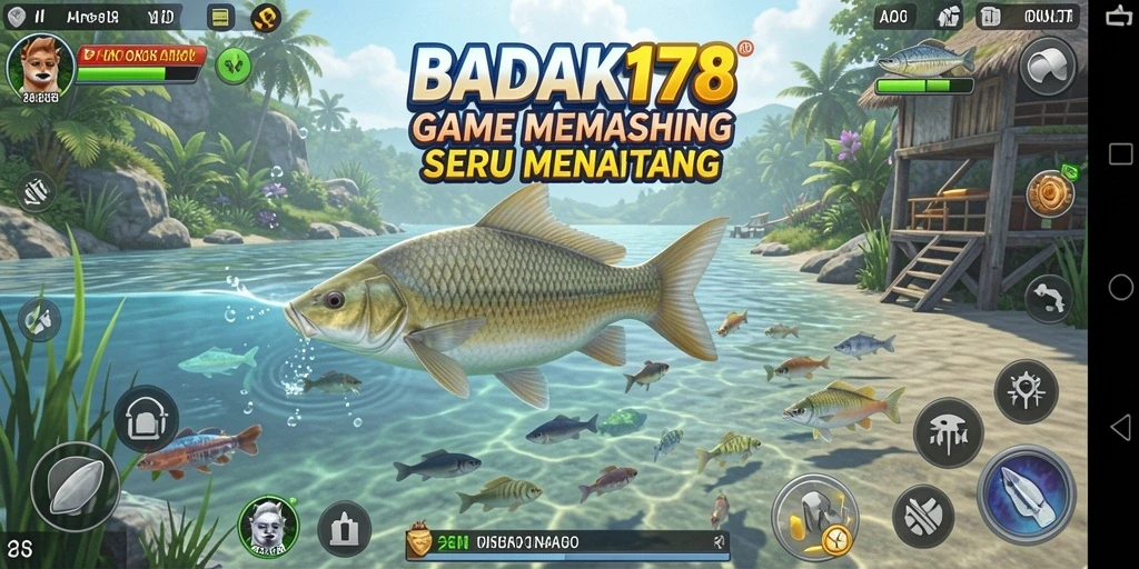 Tangkapan ikan besar dalam gameplay BADAK178 yang mendebarkan.