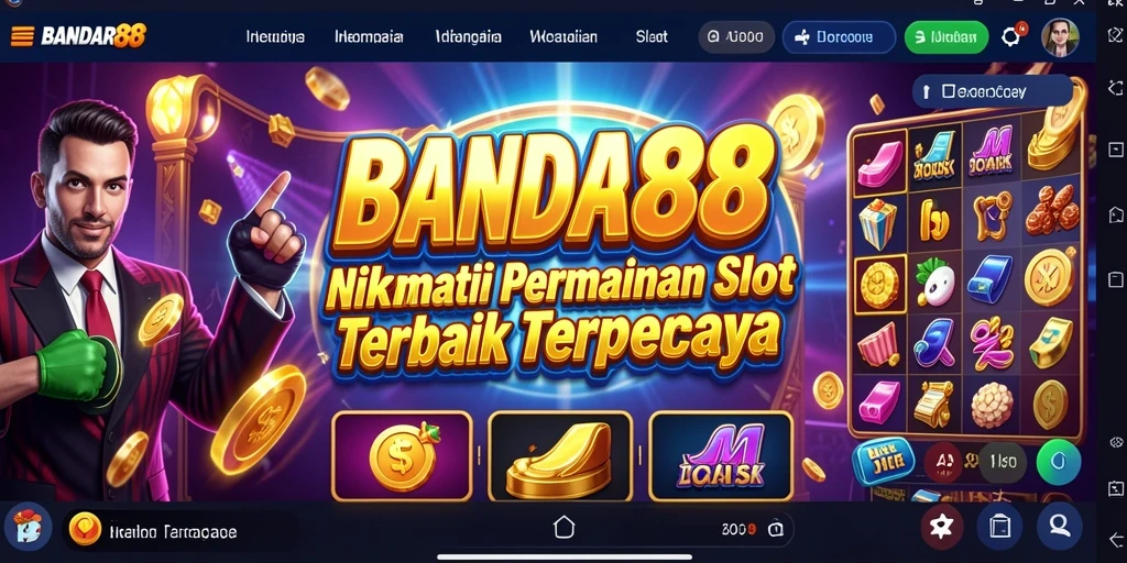 Tampilan menarik dari gameplay Slot di BANDAR88 yang menghibur.