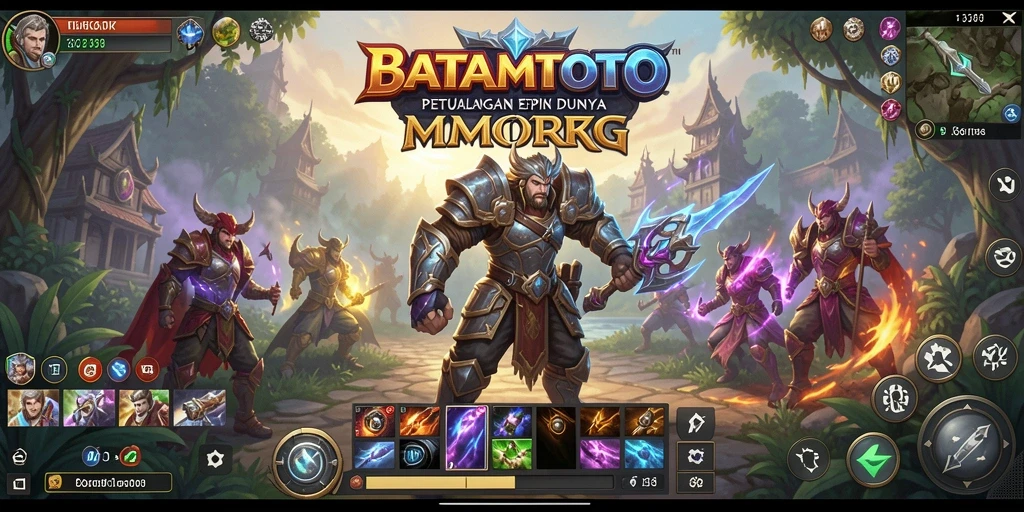 Tangkapan layar dari gameplay seru BATAMTOTO yang menampilkan aksi pertarungan MMORPG.
