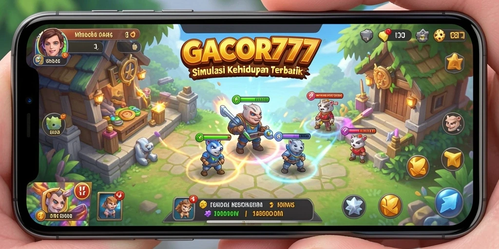 Tangkapan layar menunjukkan gameplay interaktif GACOR777 yang menarik.
