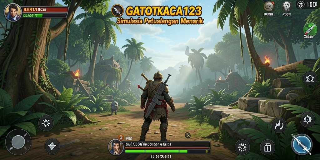 Tampilan gameplay GATOTKACA123 yang mengasyikkan dan interaktif.