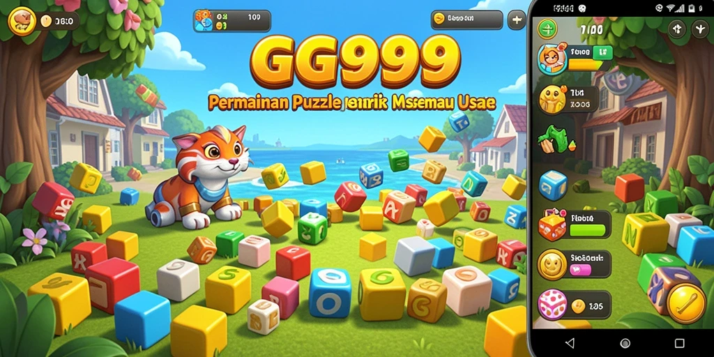 Screenshot gameplay GG999 menampilkan berbagai tantangan Puzzle kreatif.