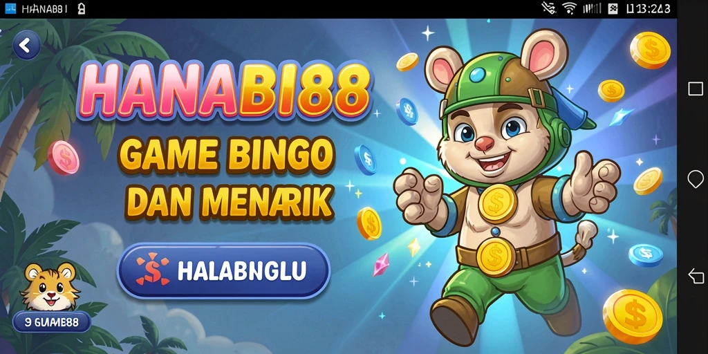 Tampilan gameplay seru dalam HANABI88 dengan pemain yang bersaing di meja Bingo.