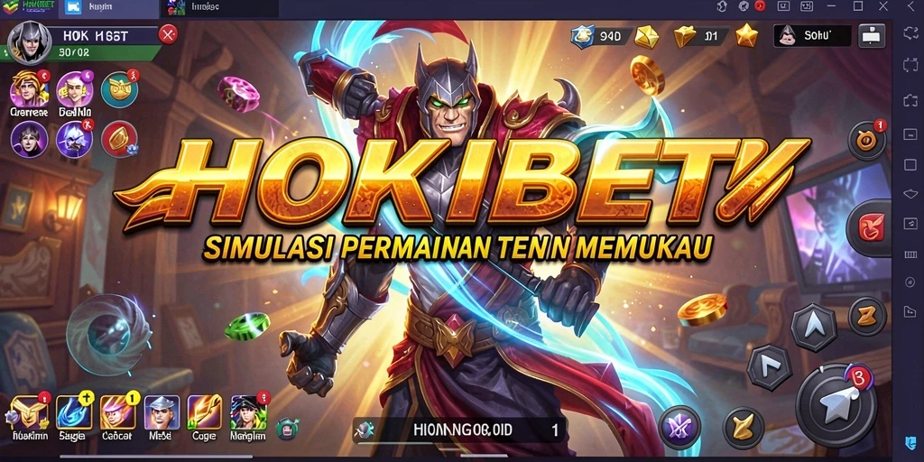 Tangkapan layar HOKIBET menampilkan pengalaman gameplay simulasi yang interaktif dan imersif.