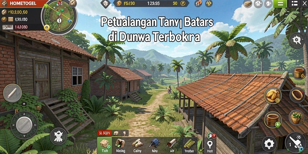 Gameplay <strong>HOMETOGEL</strong> yang luas dan menarik untuk dijelajahi.