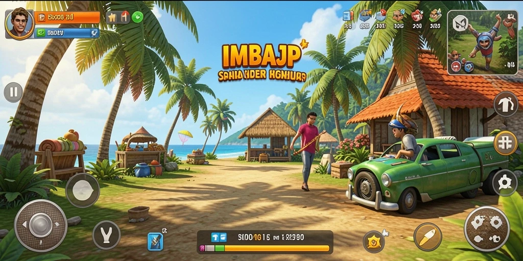 Screenshot gameplay IMBAJP yang mengasyikkan dengan tantangan menarik.
