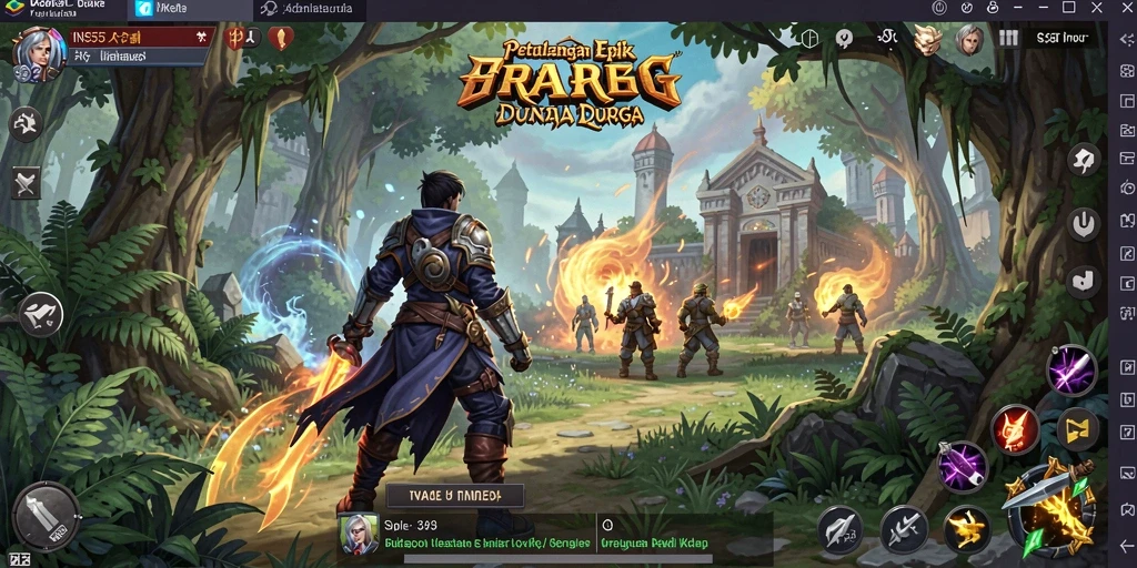 Tampilan gameplay menarik dari <strong>INS55</strong> dalam aksi ARPG.