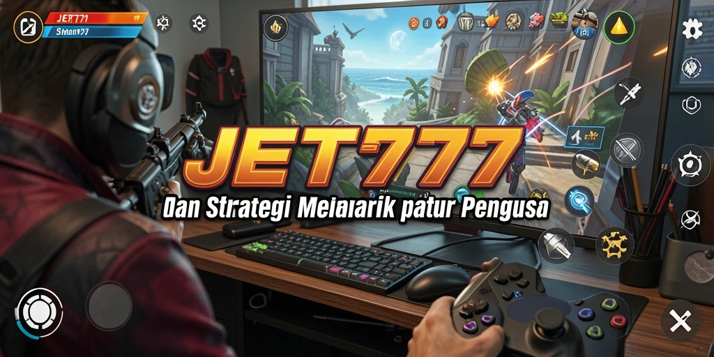 Tangkapan layar JET77 yang menampilkan momen seru dalam gameplay simulasi.