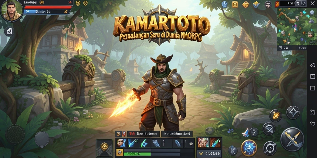 Screenshot menunjukkan aksi seru dalam gameplay KAMARTOTO dengan karakter yang berinteraksi.