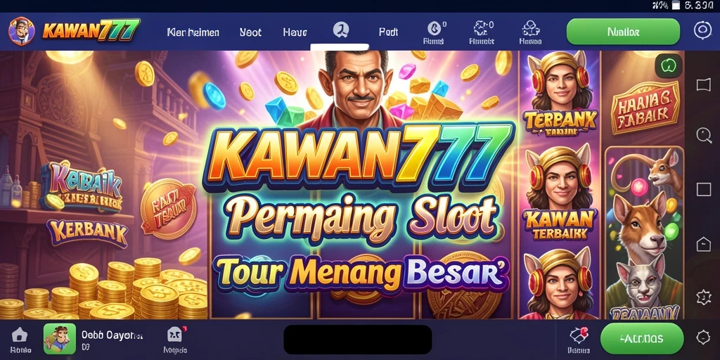 Tampilan gameplay menarik dari KAWAN777 yang memukau.
