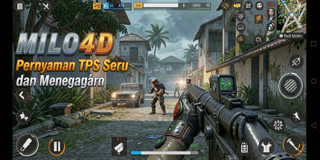 Tampilan dinamis dari gameplay TPS MILO4D yang mendebarkan.