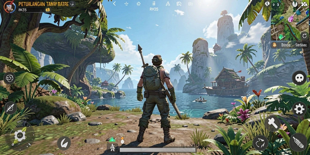 Gameplay menakjubkan di dunia terbuka RK55.