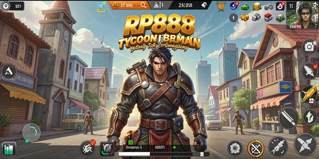 Screenshot RP888 menunjukkan keseruan dalam mengelola bisnis Tycoon.
