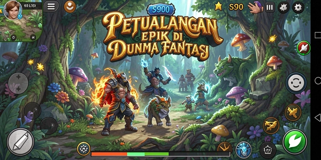 Tampilan gameplay RPG S80 yang menakjubkan dan mendebarkan.