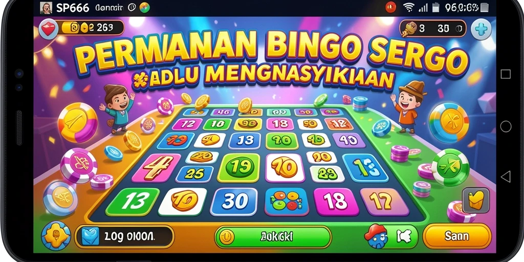 Tampilan gameplay SP666 yang penuh warna dan menarik dalam permainan Bingo.