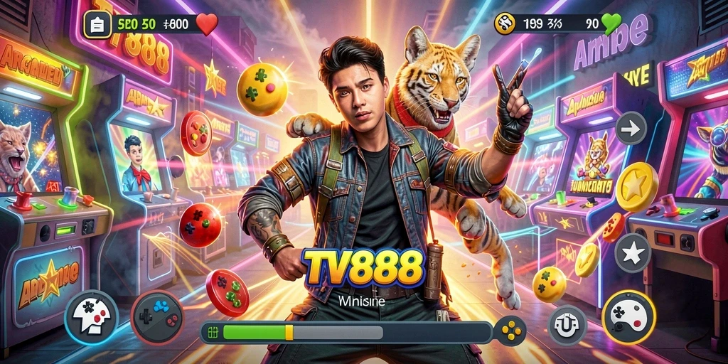 Gameplay yang seru dan penuh warna dari TV888.