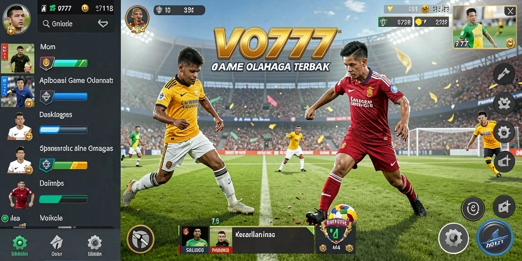 Screenshot VO777 menampilkan gameplay seru dari berbagai cabang olahraga.