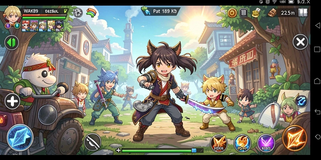 Gameplay WAK89 yang menawan dengan aksi anime yang dramatis.